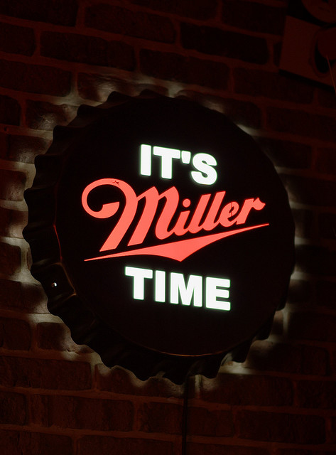 It's Miller time.