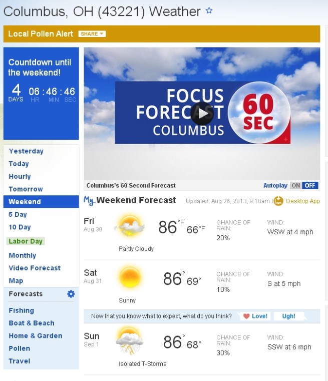 The Weather Channel.